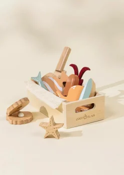 Ningbo Fecda Toys Co., Ltd Coco Village Wooden Seafood Playset Fashion