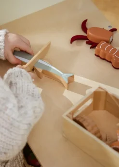 Ningbo Fecda Toys Co., Ltd Coco Village Wooden Seafood Playset Fashion