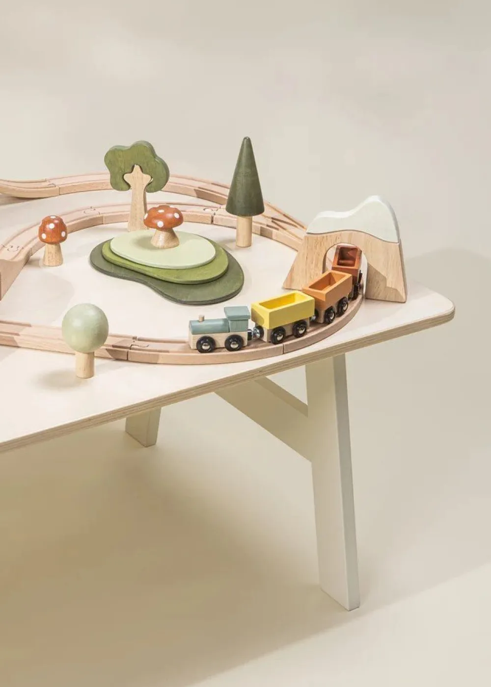 Coco Village Wooden Train & Table Playset Sale