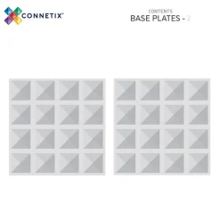 Connetix Base Plates-Clear Outlet