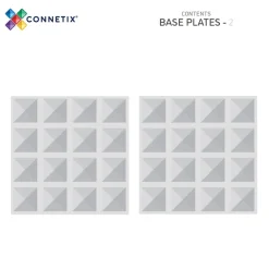 Connetix Base Plates-Clear Outlet