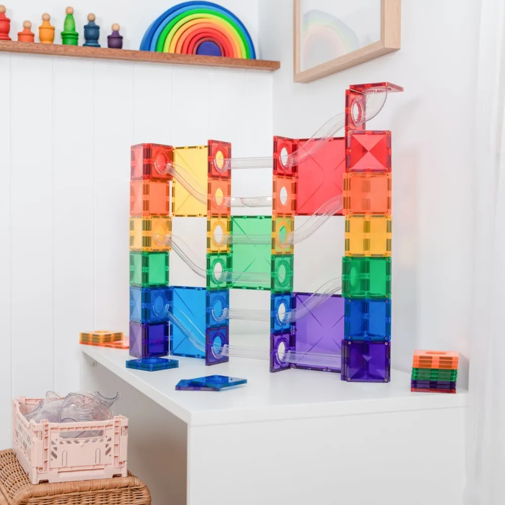 Connetix Tiles CONNETIX Super Ball Run-Rainbow Best