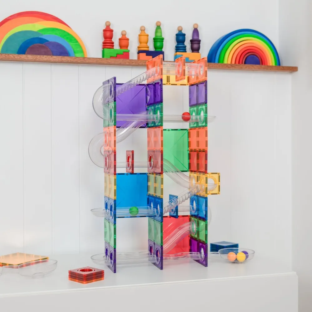 Connetix Tiles CONNETIX Super Ball Run-Rainbow Best