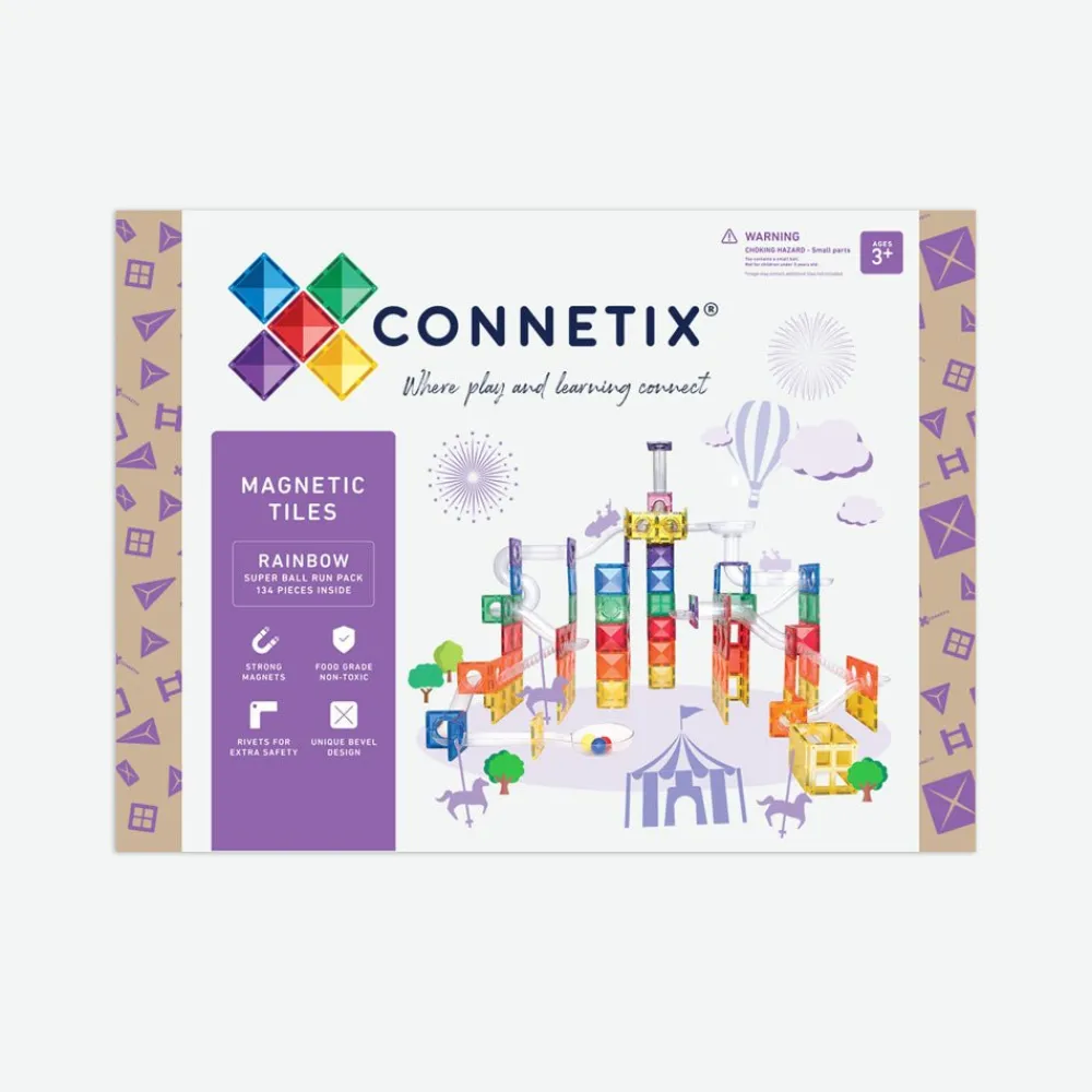 Connetix Tiles CONNETIX Super Ball Run-Rainbow Best