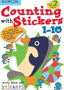 Kumon Publishing Canada Counting with Stickers 1-10 Best