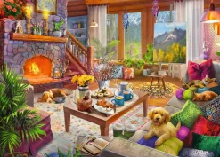 Ravensburger Cozy Cabin 1000 pc Puzzle Sale