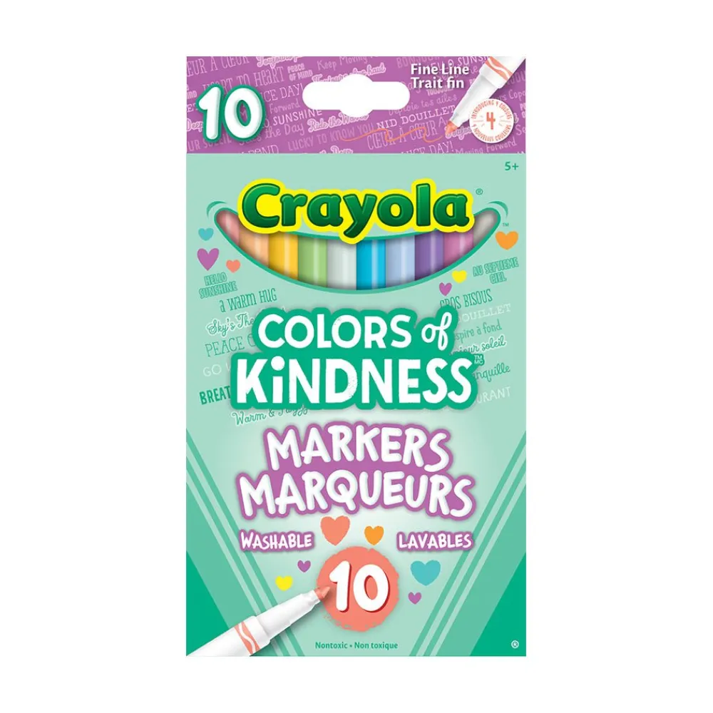 Crayola Canada, A Division of William E. Coutts Co Crayola Colors of Kindness 10 Markers Sale