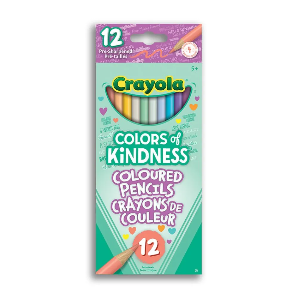 Crayola Canada, A Division of William E. Coutts Co Crayola Colors of Kindness 12 Coloured Pencils Fashion