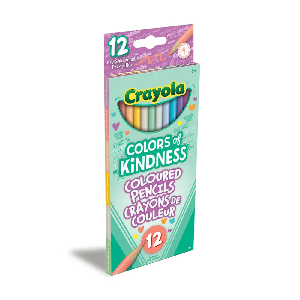 Crayola Canada, A Division of William E. Coutts Co Crayola Colors of Kindness 12 Coloured Pencils Fashion