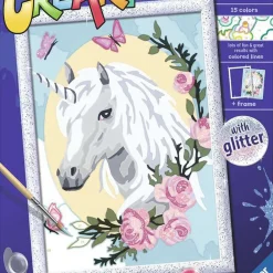 CreART : Unicorn Portrait Painting by Numbers 7x9" Online
