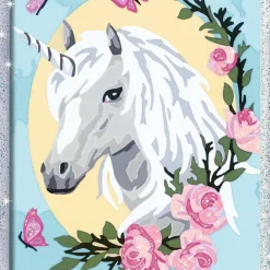CreART : Unicorn Portrait Painting by Numbers 7x9
