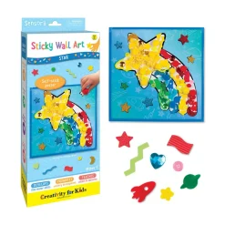 Creativity For Kids Sticky Wall Art - Star Hot