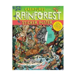 Hachette Book Group Creatures of the Rainforest Sticker Poster Discount