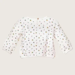 rise little earthling Crew Graphic Top White 0-3m Outlet