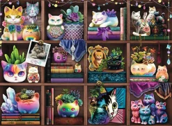 Ravensburger Cubby Cats and Succulents 500pc Puzzle Sale