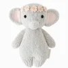 Cuddle+Kind Cuddle + Kind Baby Elephant (Blush Floral) Hand-Knit Doll Outlet