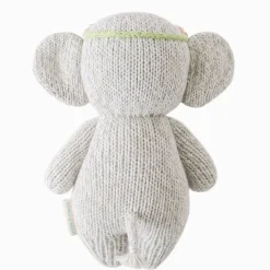 Cuddle+Kind Cuddle + Kind Baby Elephant (Blush Floral) Hand-Knit Doll Outlet