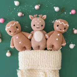 Cuddle+Kind Cuddle + Kind Baby Gingerbread (Icing White) Hand-Knit Doll Online