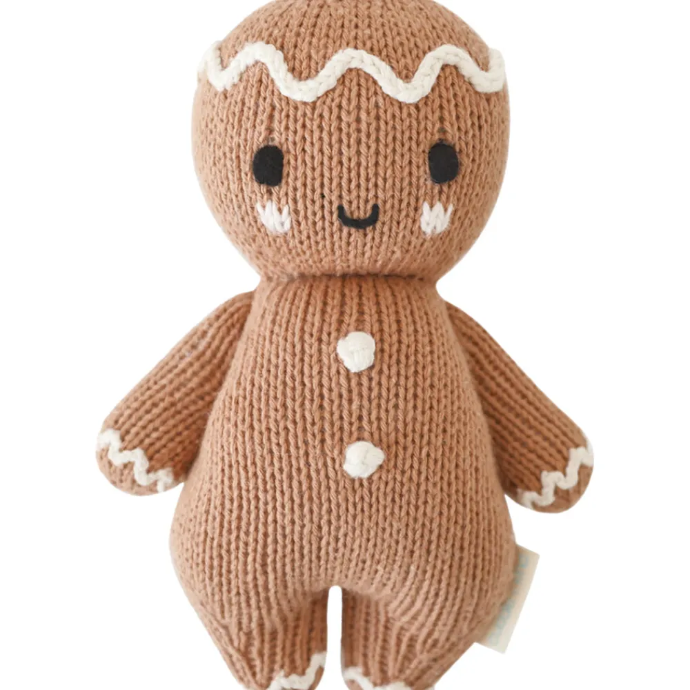Cuddle+Kind Cuddle + Kind Baby Gingerbread (Icing White) Hand-Knit Doll Online