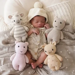 Cuddle+Kind Cuddle + Kind Baby Giraffe Hand-Knit Doll Outlet