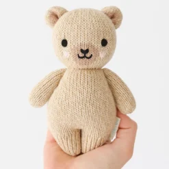 Cuddle+Kind Cuddle + Kind Baby Honey Bear Hand-Knit Doll Clearance
