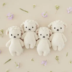 Cuddle+Kind Cuddle + Kind Baby Lamb Hand-Knit Doll Fashion