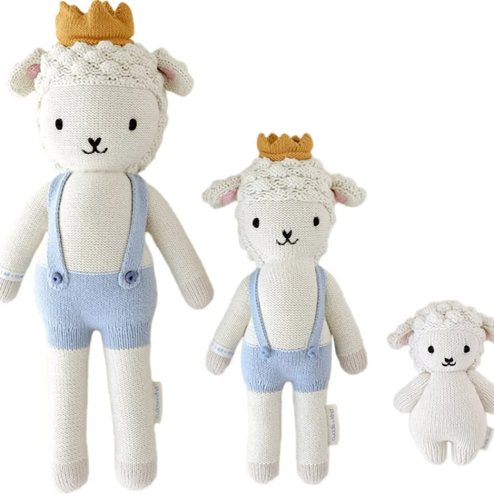 Cuddle+Kind Cuddle + Kind Baby Lamb Hand-Knit Doll Fashion