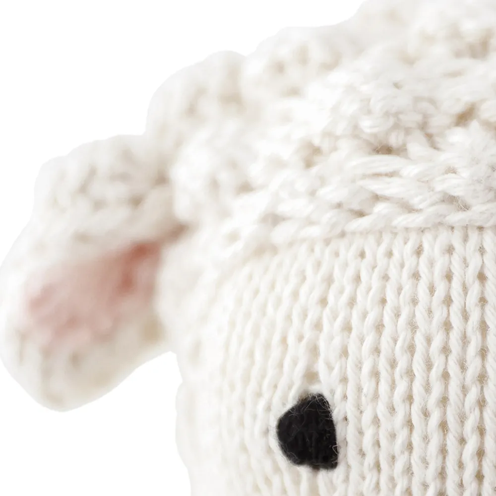 Cuddle+Kind Cuddle + Kind Baby Lamb Hand-Knit Doll Fashion