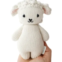 Cuddle+Kind Cuddle + Kind Baby Lamb Hand-Knit Doll Fashion