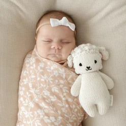 Cuddle+Kind Cuddle + Kind Baby Lamb Hand-Knit Doll Fashion
