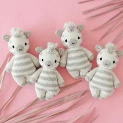 Cuddle+Kind Cuddle + Kind Baby Zebra Hand-Knit Doll Clearance