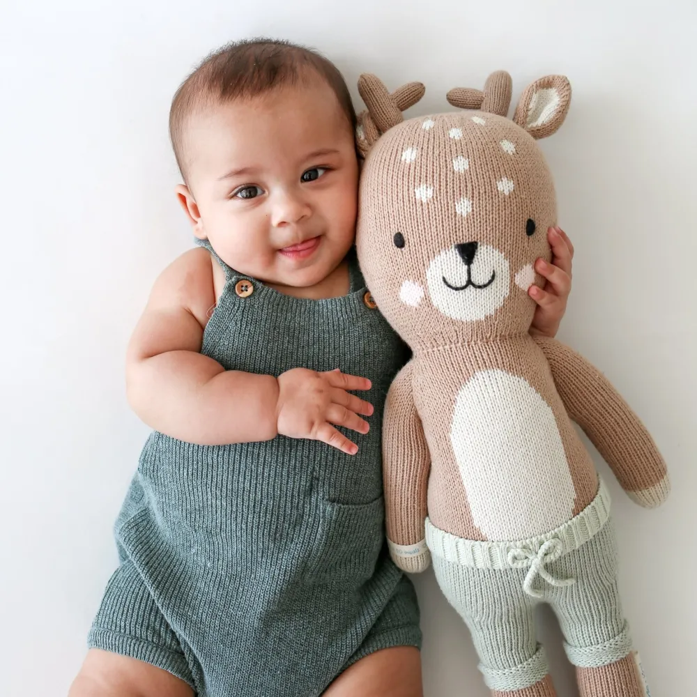 Cuddle+Kind Cuddle + Kind Little Elliot The Fawn - 13" Hand-Kind Doll Sale