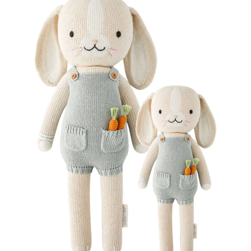 Cuddle+Kind Cuddle + Kind Little Henry The Bunny - 13" Hand-Knit Doll Outlet
