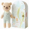 Cuddle+Kind Cuddle + Kind Tiny Charlie the Honey Bear Hand-Knit Doll Clearance