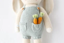 Cuddle+Kind Cuddle + Kind Tiny Henry the Bunny Hand-Knit Doll Discount