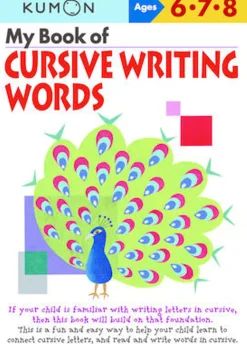 Kumon Publishing Canada Cursive Writing Words 0194 Clearance