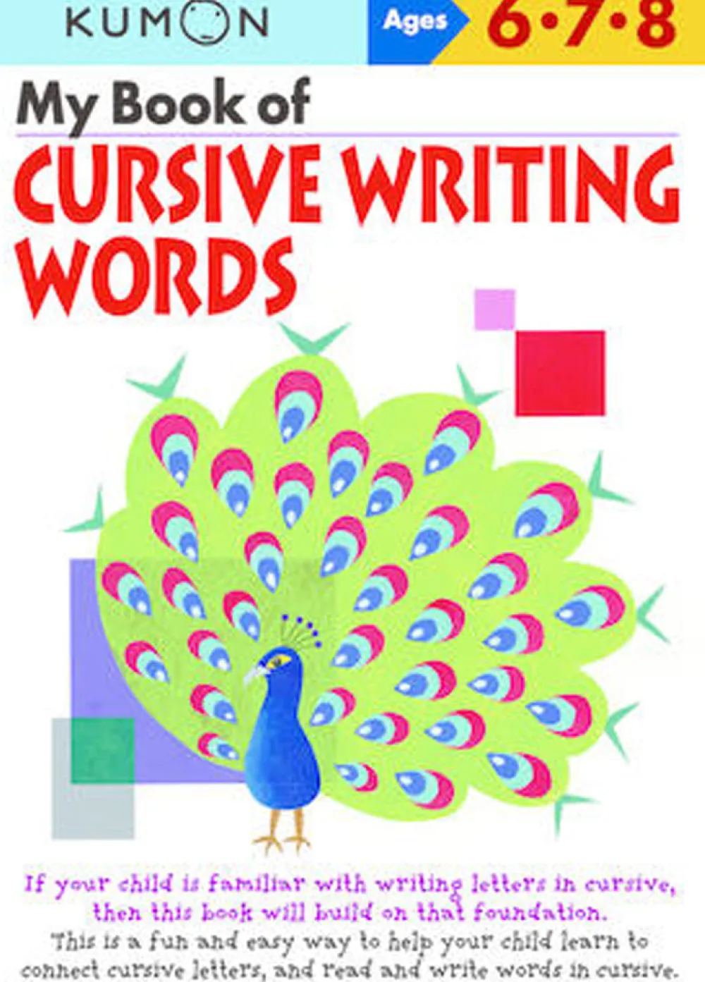 Kumon Publishing Canada Cursive Writing Words 0194 Clearance