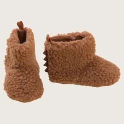 rise little earthling Dino Waddles 0-3m Tan Fashion