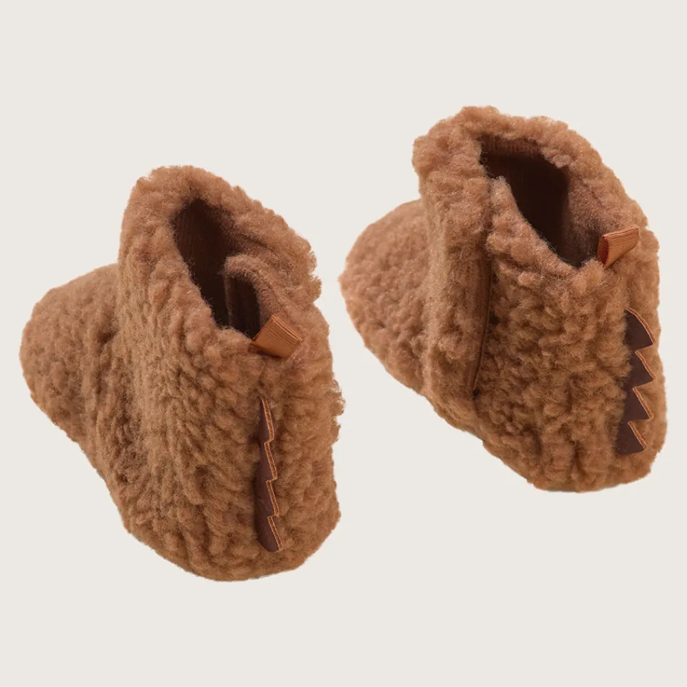 rise little earthling Dino Waddles 0-3m Tan Fashion