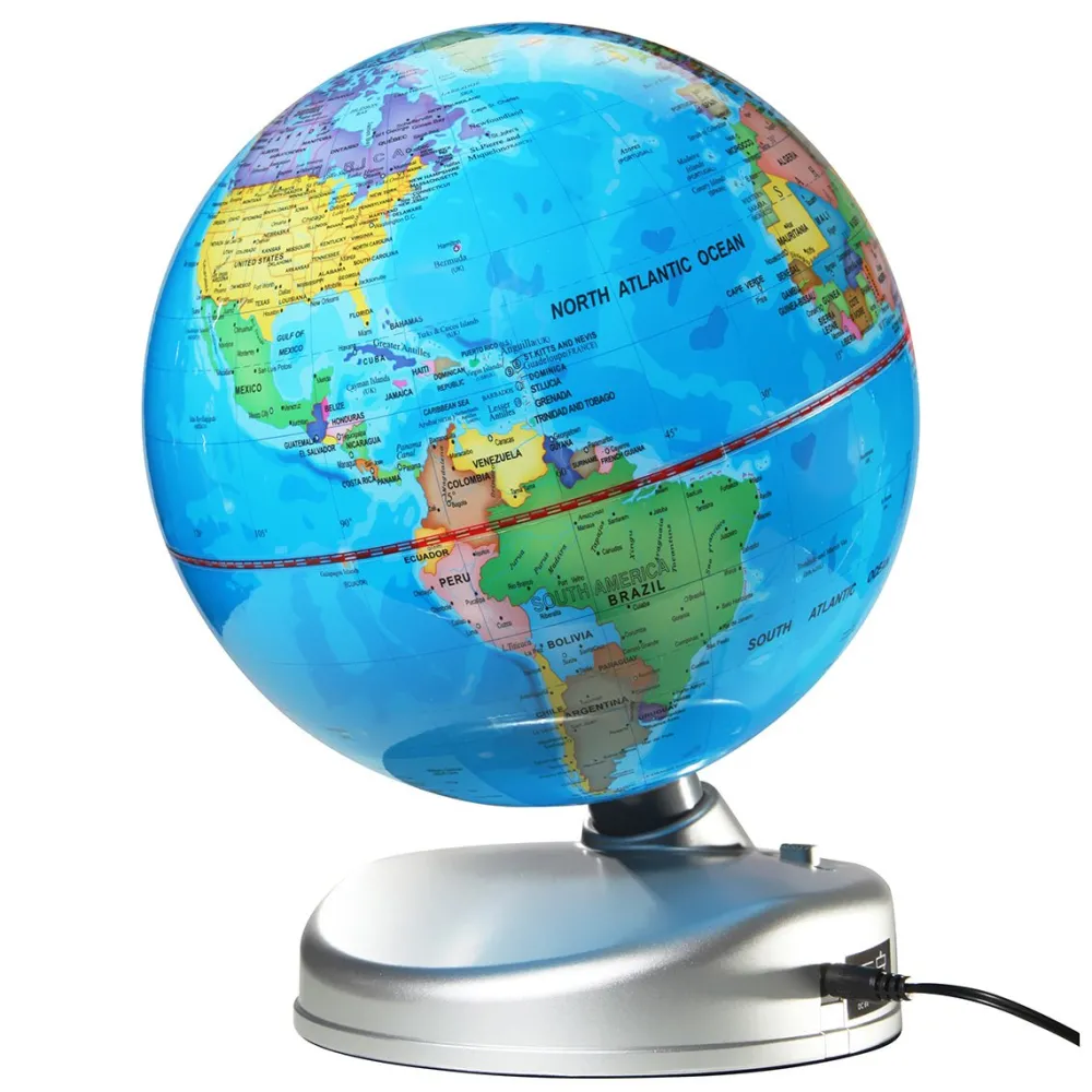 4378814 Canada Inc. / Red Planet Group Discovery Globe 2 in 1 Day and Night Earth Fashion