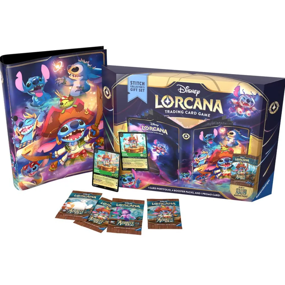 Lorcana Disney S6 Azurite Sea Stitch Gift Set Hot
