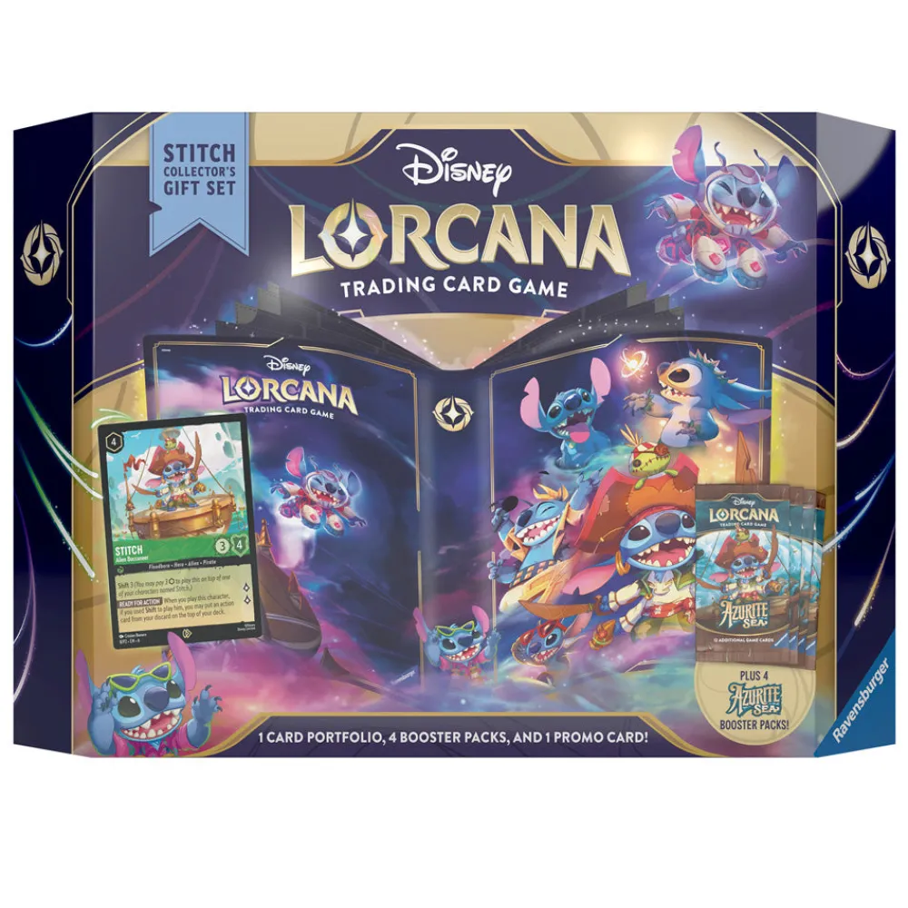Lorcana Disney S6 Azurite Sea Stitch Gift Set Hot