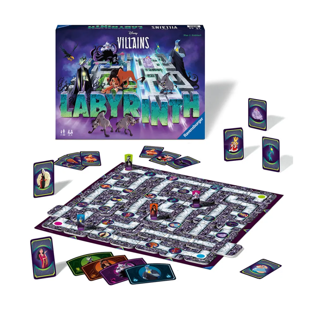 Ravensburger USA, Inc. Disney Villains Labyrinth Board Game Outlet