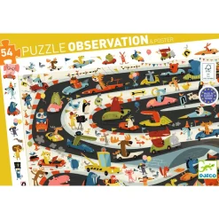 Djeco Observation Puzzle / Car Rally / 54 pcs Hot
