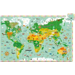 Ilo 307 Inc. Djeco Observation Puzzle Around The World 200 pcs New