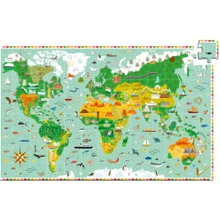 Ilo 307 Inc. Djeco Observation Puzzle Around The World 200 pcs New