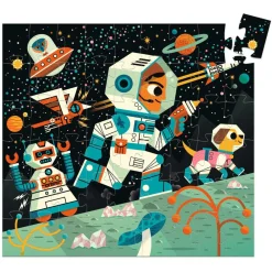 Djeco Silhouette Puzzle / Space Station / 54 pcs Discount