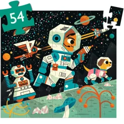 Djeco Silhouette Puzzle / Space Station / 54 pcs Discount