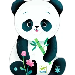 Djeco Silhouette Puzzle / Leo The Panda / 24 pcs Sale