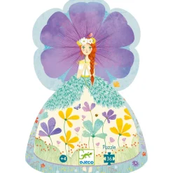 Ilo 307 Inc. Djeco Silhouette Puzzle Princess of Spring 36 pcs Fashion